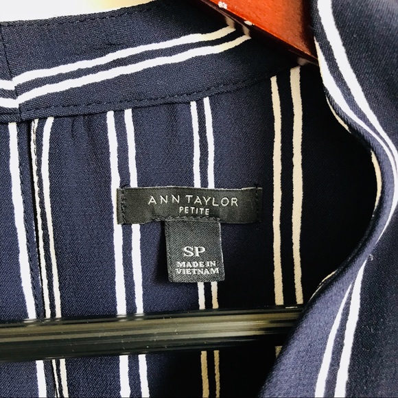 3/25$ Ann Taylor stripes print sheath dress - Picture 6 of 7